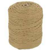Natural Macrame Cord 3mm x 328 Yards Cotton Macrame Rope, Light Brown