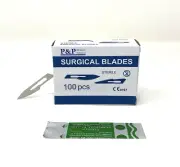 Disposable Surgical Scalpel Blades Size 18 Sterile Carbon Steel Case of 5000
