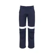 SYZMIK FIRE ARMOUR Mens Inherent Fire Retardant Drill Pant TAPED - Navy - 97