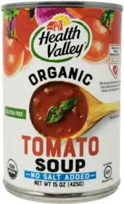 Health Valley Organic Tomato Soup - Gluten Free & Low Fat (Pack of 6)