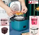 Electric Rice Cooker 1.2L Portable Mini Small Rice Cook 5Colours 3Cups 1-2Person