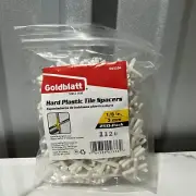 goldblatt hard plastic tile spacers 1/8” 250 pack