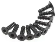 Axial Wraith Spawn Crawler Hex Socket Tap Flat Head M3x10mm Black 10 AXA465