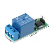 1PCS 6-24V Flip-Flop Latch Relay Bistable Self-locking Low Pulse Trigger Module