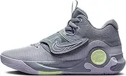 [Nike] KD Trey 5 X EP Mens Basketball Shoes, Particle Grey/Football Grey/Lilac/Violet Frost/Barely Volt, 4.5 M US