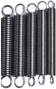 5pcs 0.8mm*11mm*110mm Extension Spring Pulling Tension Springs 304 Stainless Steel Hook Elastic Ring Extended Resiliency Coil