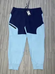 Under Armour Unstoppable Fleece Joggers Mens 2XL Blizzard/Navy Blue 1379808 $100