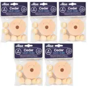 40pcs NEW Cedar Moth Balls & Rings Repellent Wardrobe Drawer Mothballs Protect
