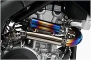 Motor Company WR250X/R G246-65-100 All Titanium Front Pipe/Sub-Chamber
