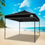 3x3M Pop Up Gazebo Marquee Outdoor Folding Wedding Party Tent Adjustable Height