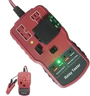Battery Relay Tester - Car Battery Diagnostic Checker Tools | Tester Automotive Batteries Diagnostic Tool | Diagnostic Tool Fast Testing with Clips | Relay Testing Small Handheld Indicator