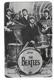 The Beatles B&W Vintage Swap Playing Card by GEMECO
