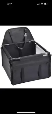 Folding Reinforced Pet Dog Car Booster Seat Travel Carrier for Small Medium Dog