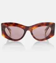 [Gucci] Gucci Interlocking G cat-eye sunglasses One Size brown