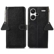 For Xiaomi Redmi Note 13 Pro+ 5G Phone Case Wallet Cover Litchi Texture RFID Blocking