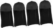 [DEARMAMY] Long Tail Hat Polyester Sun Shade Hat Tails Hat Cap Hard Hat Liner Sunshade Hat Hard Hat Sun Shade Hats for Women Bike Accessories Outdoor Sports Hat Turban Hard Hat Black