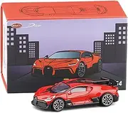 Scale Finished Model Car 1:64 for Bugatti DIVO Alloy Sports Car Model Die-cast Metal Toy Vehicles Decorative Ornaments Miniature Replica Car (Size : Blue)