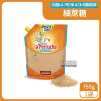 在飛比找momo購物網優惠-【法國鸚鵡牌LA PERRUCHE】黑細砂紅蔗糖750g/袋