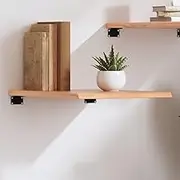 Generic Wall Shelf Light Brown 40x60x2 cm Treated Solid Wood Oak