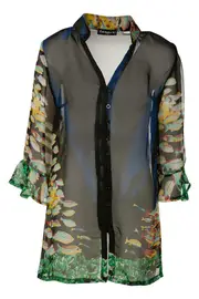 Sheen Tunic Shirt--COR-VCB12807