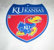 KANSAS JAYHAWKS INTERSTATE SIGN 12" x 12" #6 - NEW