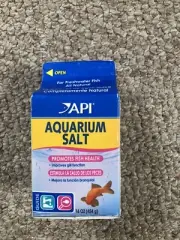 API AQUARIUM SALT Freshwater Aquarium Salt 16-Ounce Box New Sealed
