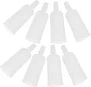 SAFIGLE 50pcs Plastic Dropper Bottles with Funnel Head for Liquid Dispensing for Essential Oils Lab Chemicals DIY Projects and Cosmetics Clear Bottles