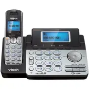 VTECH DECT 6.0 CORDLESS 2-LINE PHONE SYSTEM WITH DIGITAL ANSWERING SYSTEM