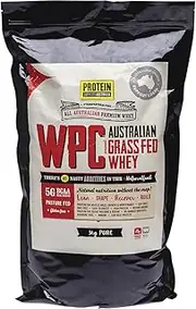 Protein Supplies Australia Pure Whey Protein Concentrate Powder 3 kg,, Pure 3 kilograms