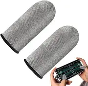 Finger Sleeves for Game,Finger Sleeve Cots Protector Anti-Slip Fingertips - Touchscreen Breathable Thumb Protectors Covers for Women, Men Mobile Phone Games