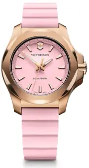 Victorinox Swiss Army Women's Watch I.N.O.X. V Rose Gold Case Pink Dial 241807