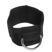 Fitness D-Ring Ankle Straps Foot Ankle Protector Gym Leg Pulley
