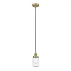 Innovations Edison Dover 1 Light Mini Pendant, BB/Seed - 616-1PH-BB-G314