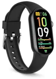 Ole Fitness Tracker with 24/7 Heart Rate and Blood Pressure Monitor, Black