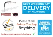 Exhaust Gas Temp Sensor for VW Caddy 1.6 TDi 2010 tp 2015 Fits Before DPF -New