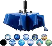 [LANBRELLA] Umbrella Compact Inverted Folding Umbrellas Auto Open Close - H2.19.Moon