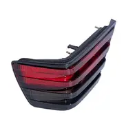 1Pair Car Rear Tail Light Lamp Red+Smoke for - E-Class W124 E 180 E200 1986-1995 A1248206164 A1248204266 Red Smoked Shell