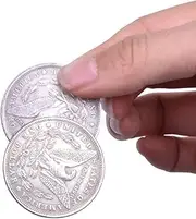 Enjoyer Magnetic Copper Morgan Dollar Coins Magic Tricks Appearing/Disappearing Magicians Accessories Coin Magic Gimmicks Illusion Props