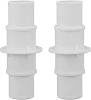 Pool Vacuum Hose Connector Coupling Durable Plastic Swimming Pool Accessory Easy Installation High Reliability Wide Application 1 1/4inch 1 1/2inch Interface 2pcs