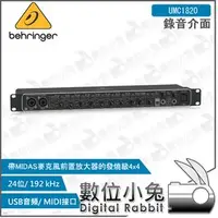 在飛比找PChome商店街優惠-數位小兔【Behringer UMC1820 錄音介面】編曲