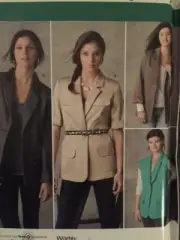 Simplicity Sewing Pattern 2340 Ladies Misses Boyfriend Jacket Size 6-14 Uncut