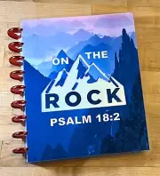 On the Rock *Psalm 18:2* Cover Set for use with Classic Happy Planner-
