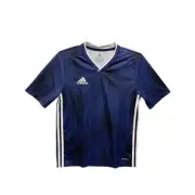Large Adidas Youth Tiro 19 Jersey Navy Blue DP3180 White Trim