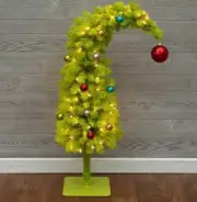 Hobby Lobby 3’ Led Bright Green Whimsical Tree 2024 The Grinch Ship Same Day