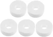 [NOLITOY] 5 Rolls Invisible Collar Protectors Self Adhesive Stain Sweat Strips Neck Liner Tape for Shirts and Hats Prevents Makeup Stains Comfortable and Breathable Design