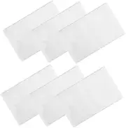 KALLORY Card Sticker Cover Pouches 12pcs Self-Adhesive Index Card Holders for Warehouse Supplies