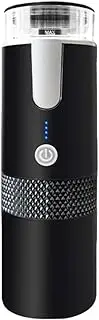 170ML Portable Wireless Electric Coffee Machine Coffee Maker Built-In Battery Rechargeable Fully Automatic Coffee Machine Compatible with Capsule and Ground Coffee for Camping Travel Hiking