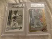 2022 Bowman Chrome Gold Refractor Elly De La Cruz RC Rookie 50 BGS 9 & 1/1 Topps