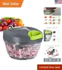 Portable Hand Pull Garlic Mincer - Lightweight Vegetable Chopper for Travel