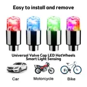 4PCS Car Auto Wheel Tire Tyre Air Valve Stem LED Light Caps Cover Accessories (for: Honda)